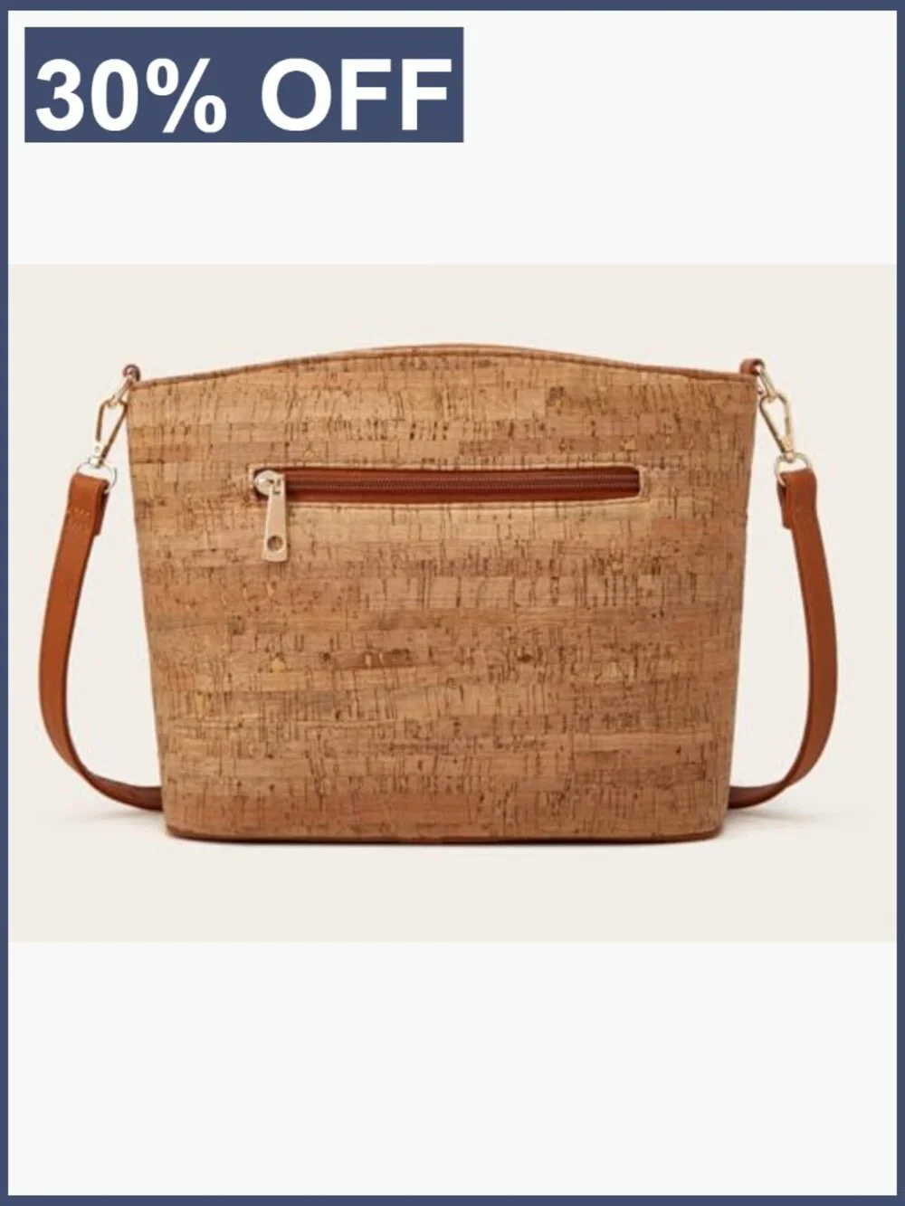 Bohemian Cork Crossbody Hobo Satchel Bag for Women Vintage Shoulder Purse